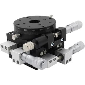 XYR Axis 80mm Micrometer Manual Trimming Platform Translation Table And Rotary Cross Rail LSP80-LM in Kuwait