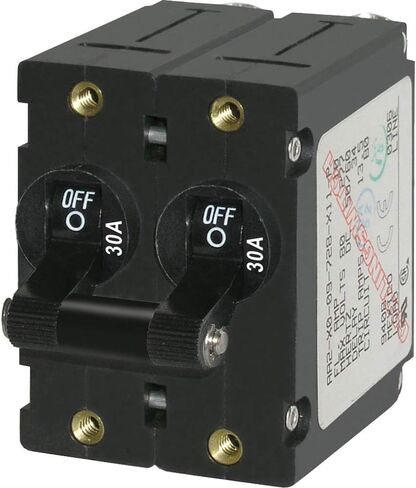 Blue Sea Systems A-Series Toggle Double Pole Circuit Breakers in Saudi Arabia