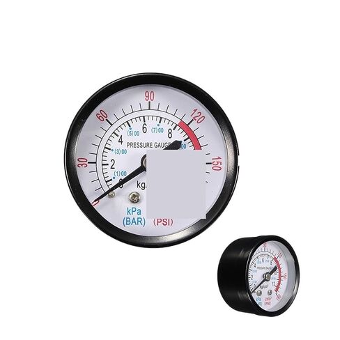 1 قطعة مقياس ضغط الفراغ الهاتفي المزدوج مقياس الطلب 1/4 "NPT -30HG/0PS فراغ ضغط متر 2" الطلب مقياس العرض الرقمي (النوع 1) in Kuwait