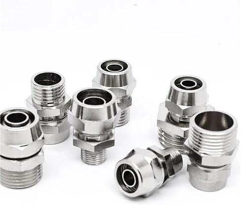 1/8 "1/4" 3/8 "1/2" بوصة موضوع (SL) القصبة الهوائية موصل سريع 4 6 8 10 12 مللي متر 1 قطعة (8-02) in Kuwait