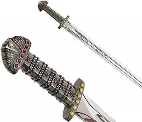Viking Sword of Ragnar Lothbrok - Viking of Kings The Swords Ironside Sword - Medieval Sword of Viking The Symbol of Kingship for Gift & Role Play (Ragnar Lothbrok Sword) in Kuwait