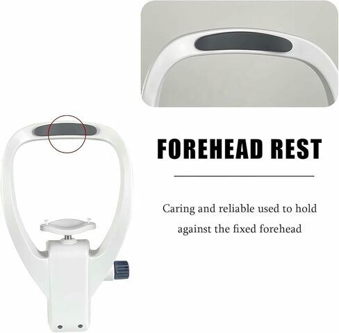 Chin Rest Support Optometry Accessories | Optometry Equipment Accessories | Support Lifting Forehead Support with Adjustment Knob- in Kuwait