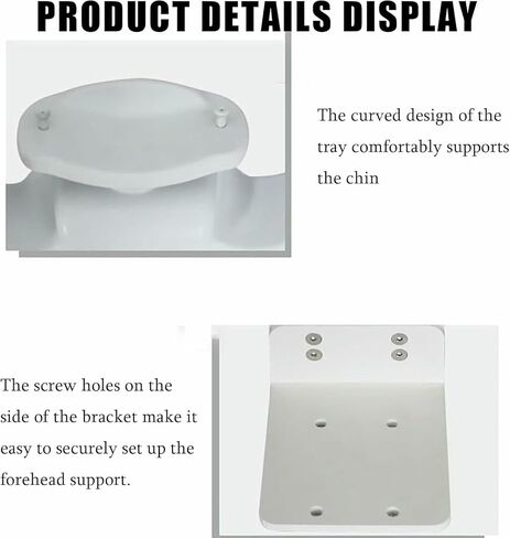 Chin Rest Support Optometry Accessories | Optometry Equipment Accessories | Support Lifting Forehead Support with Adjustment Knob- in Kuwait