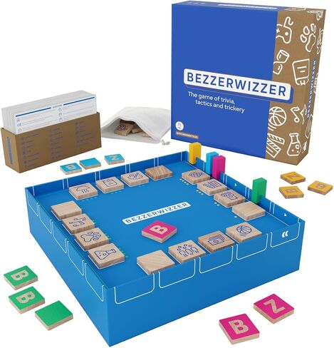 Asmodee | Bezzerwizzer | Fun Family Trivia Party Game | Ages 15+ | 2+ Players | 45+ Minutes Playing Time in Kuwait