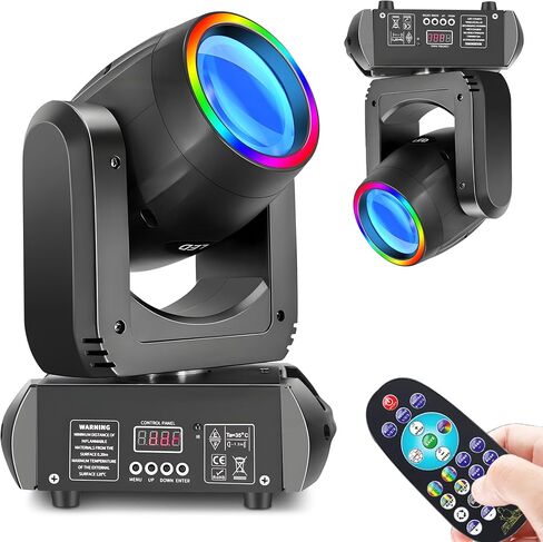 أضواء مسرح DJ برأس متحرك 250 وات، 13 Gobos 8 ألوان، DMX512 | 15 قناة، تنشيط الصوت، تأثير ستروب، أضواء الديسكو، الزفاف، عيد الميلاد، الهالوين، عيد الميلاد، الحفلات، البار، النادي in Kuwait