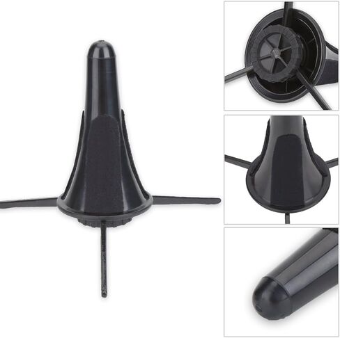 Clarinet Stand Bracket Holder Detachable Folding Tripod with Soft Pads for Wind Instrument Accessory Black in Kuwait