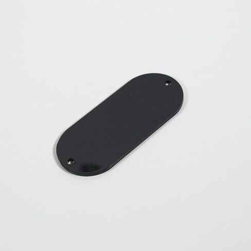 Small Electric Guitar Cavity Cover Control Compartment back Plate, 74mm Black in Saudi Arabia