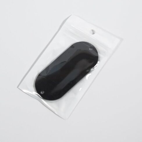 Small Electric Guitar Cavity Cover Control Compartment back Plate, 74mm Black in Saudi Arabia
