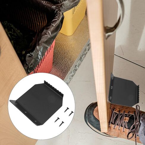 PRETYZOOM Stainless Steel Touchless Foot Door Opener, Hands-Free No Touch Toe Pull for Bathroom and Commercial Use, Sturdy Foot Operate Door Pull Pedal Safety in Kuwait