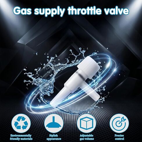8 قطع من موصلات أنابيب الأكسجين، 1/4 بوصة تركيب خرطوم بارب 3 طرق على شكل حرف Y موصلات أنابيب بلاستيكية لأنابيب أنابيب خط الهواء، الوقود المنزلي، الغاز، الماء in Kuwait