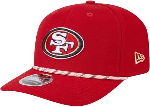 New Era للجنسين-الكبار NFL Team Color Gameday متعدد الحبال 9سبعين كرة القدم قابلة للتعديل قبعة Snapback مقاس واحد يناسب الجميع in Kuwait