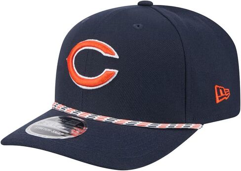 New Era للجنسين-الكبار NFL Team Color Gameday متعدد الحبال 9سبعين كرة القدم قابلة للتعديل قبعة Snapback مقاس واحد يناسب الجميع in Kuwait