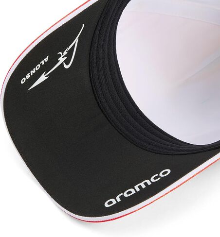 قبعة PUMA Aston Martin F1 إصدار خاص فرناندو ألونسو - أبيض - مقاس واحد | تم إطلاقه ليتزامن مع سباق الجائزة الكبرى الإسباني لعام 2026، أحدث شعارات الفرق والشركاء، مجموعة طبق الأصل مرخصة رسميًا in Kuwait