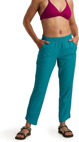 Title Nine Slaycation Women's Straight Leg Pants, Mid Rise, Quick Drying, UPF 50+, Recycled Poly Spandex in Kuwait