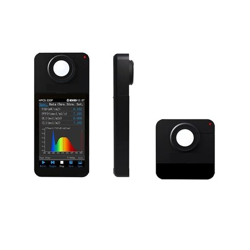 HPCS-330P Handheld Spectrometer with 3.5Inch Display High Precision Color Temperature Illuminometer LUX PAR PPFD Meter for LED Lights High Sensitivity, Low Error in Saudi Arabia