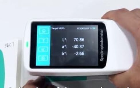 مقياس الطيف الضوئي الأفقي المحمول 3 عيار مقياس الطيف الضوئي الملون مع عيار Φ11mm، Φ6mm، Φ3mm هيكل القياس D / 8، SCI + SCE Instrument 10,000 عنصر؛ مساحة تخزين كبيرة للتطبيق in Kuwait