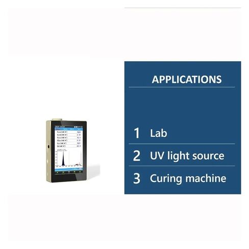 OHSP350UV Spectral Illuminometer with Wavelength Range 230-850nm Handheld UV Spectrometer for LED Grow Lights Test High Sensitivity, Low Error in Saudi Arabia