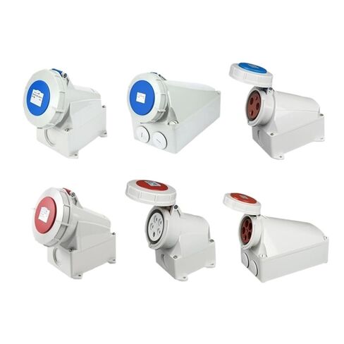 مآخذ صناعية مثبتة على السطح 16A 32A 63A 125A 3-pin 4-pin 5-pin IP67 موصل مقاوم للماء | Maresocket3P32A/1202 in Kuwait