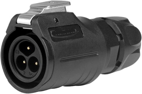 LP16 Aviation Plug Socket 3-core Waterproof Connector Screw-on Plastic Locking Wire | Flange female seat in Kuwait