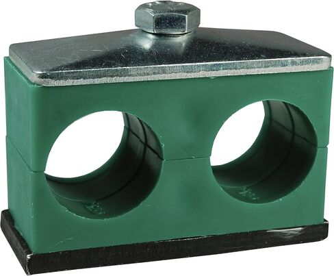 Dixon HTW16P 1" Twin Series Pipe Clamp Steel & Poly (L-4.33" x W-1.18" x H-2.52") in Kuwait
