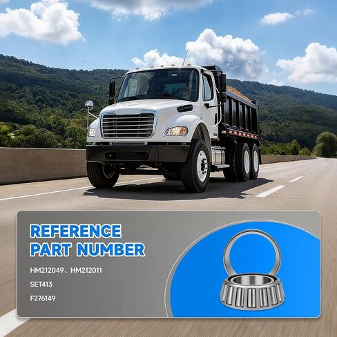 SET413 مخروط أسطواني مدبب ومجموعة أكواب TS (مفرد مدبب) إمبراطوري متوافق مع Ford 2004-2017، GMC 2003-2009، شيفروليه 20033-2009 استبدال HM212049 & HM212011، F276149 in Kuwait