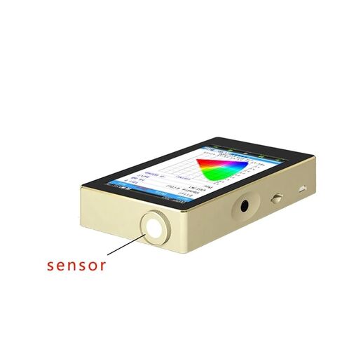 350C Handheld Spectrometer Color Temperature Tester 380-780nm Spectral Irradiance Colorimeter CCT CRI Lux Meter High Sensitivity, Low Error in Kuwait