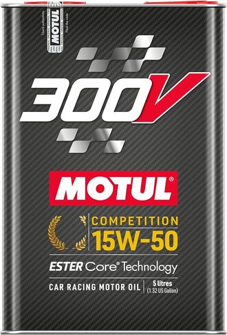 MOTUL 110860 300V 15W-50 زيت محرك سباقات السيارات المنافسة زيت تشحيم المحرك الاصطناعي بالكامل 2 لتر عالي الأداء رباعي الأشواط إستر كور in Kuwait