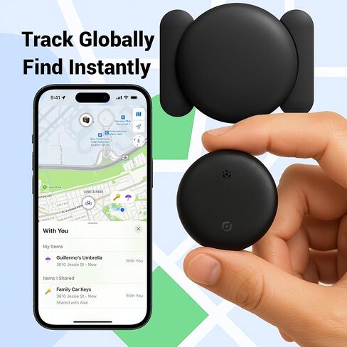 GPS Tracker for Vehicles - Hidden Car Tracking Device with No Monthly Fee, Magnetic Vehicle Tracker for Cars, Fleet & Motorcycle, Work with Google Find Hub(Android Tracker) in Saudi Arabia