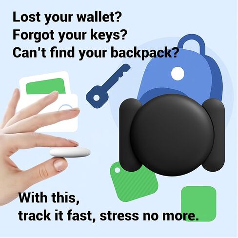 GPS Tracker for Vehicles - Hidden Car Tracking Device with No Monthly Fee, Magnetic Vehicle Tracker for Cars, Fleet & Motorcycle, Work with Google Find Hub(Android Tracker) in Saudi Arabia