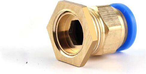 5pcs/lot Brass Hexagon Lock Nut Pipe Fitting 1/8 1/4 3/8 1/2 Internal Thread Hexagonal Shank Cap(04) in Kuwait