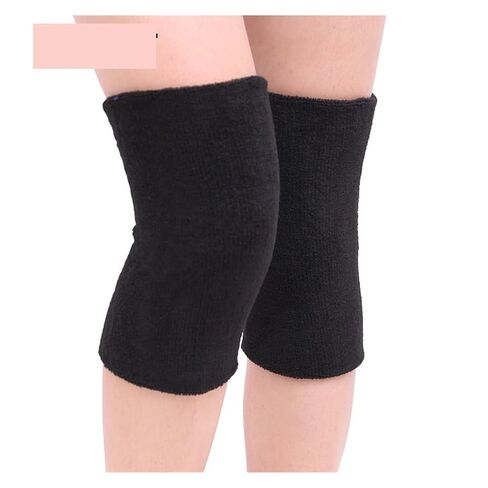 Warm Towel Non-Slip Dance Ski Knee Pads Outdoor Sport Leg Sleeve Kneelet Soft Knee Pad Knee Support for Ski Cycling(Rose) in Kuwait