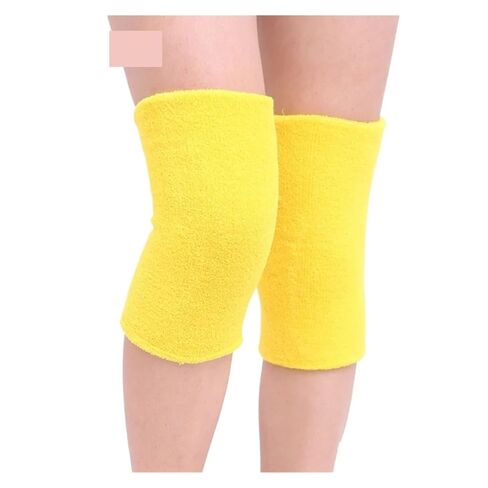 Warm Towel Non-Slip Dance Ski Knee Pads Outdoor Sport Leg Sleeve Kneelet Soft Knee Pad Knee Support for Ski Cycling(Rose) in Kuwait