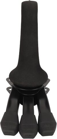 Foldable Soprano Saxophone Stand, Portable Tripod Holder for Wind Instruments, Adjustable Height Metal Sax Stand with Rubber Caps for Clarinet Flute Oboe Trumpet in Kuwait