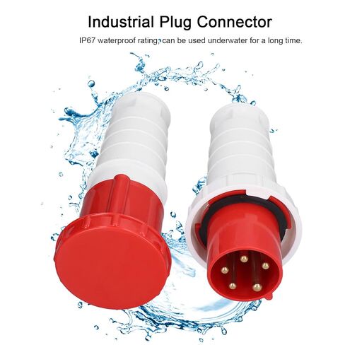 Industrial Aviation Plug Connector 3 Phase 5 Core Waterproof Socket Electric for Industry Agriculture Airport Dock Metallurgy Power Plant in Kuwait