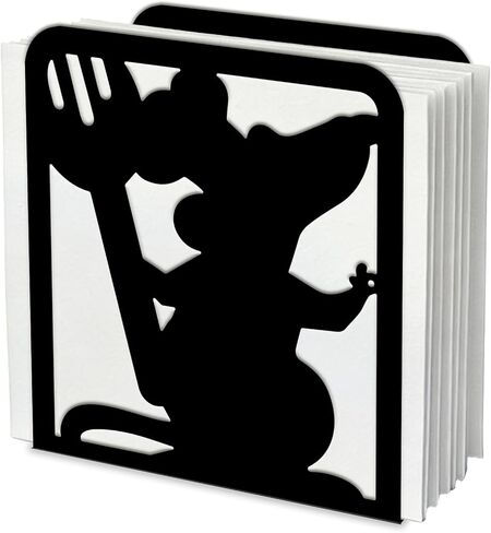 SUPERDANT Music Notes Napkin Holders for Tables Musical Cocktail Napkins Servilletero Tissue Serviette Dispenser Metal Paper Towel Storage Table Decoration for Kitchen Restaurant Home Dining Room in Kuwait