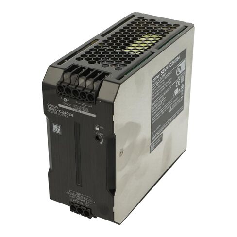 OMRON S8VK-C24024 10 AMP Output Current, 240 WATT, 50/60 HZ, 89% Efficiency, DIN Rail Mount, Input: 100-240 VAC/90-350 VDC, Output: 24 VDC, Power Supply, Screw Terminal, Single Phase in Kuwait