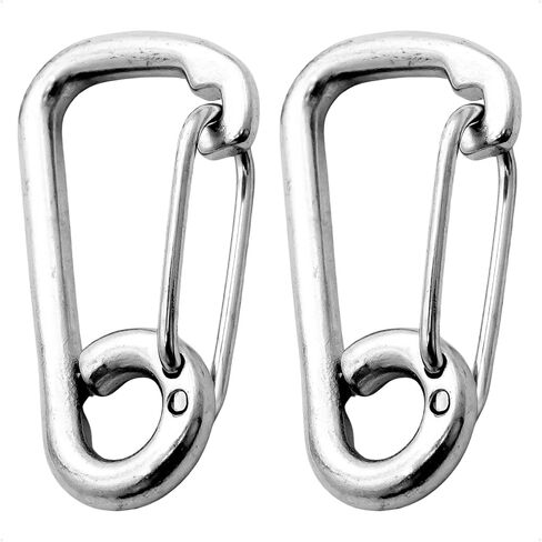 Five Oceans FO465-M2 Asymmetric Snap Hook, 3-5/32 inches (Two-Pack) FO-465-M2 in Kuwait