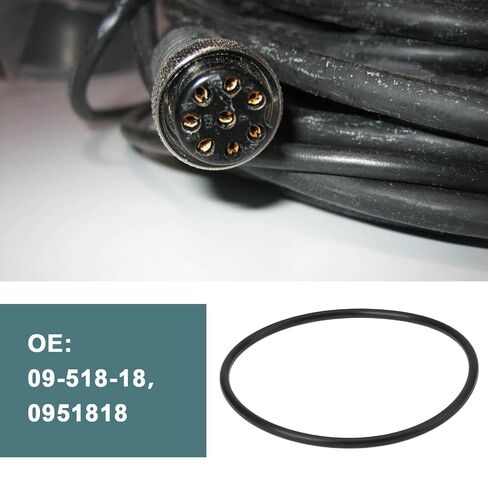 2PCS Hull Transducer O-Rings 09-518-18 61.5mm x 2.65mm Thickness Compatible with Airmar P79 Hull-Mounted Sensor in Kuwait