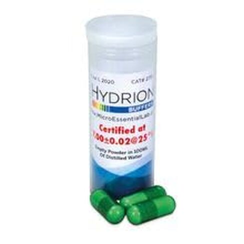 كبسولات Hydrion® Buffer، درجة حموضة 7.0، درجة مختبرية، قارورة بها 10 in Kuwait