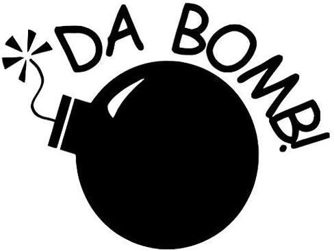 Da Bomb - ملصق جرافيك - ملصق تلقائي، جدار، كمبيوتر محمول، خلية، شاحنة للنوافذ، السيارات، الشاحنات in Kuwait