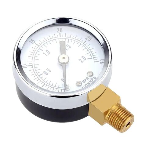 1 قطعة المحمولة 0-30 PSI 0-2bar NPT مقياس ضغط الماء الزيت مقياس مزدوج ضاغط الهواء الضغط الهيدروليكي in Kuwait
