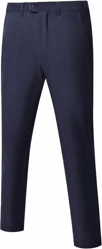 YND Men's High Stretch Golf Pants, Slim-Fit Flat Front Outdoor Ice Silk Pants of Lightweight in Saudi Arabia