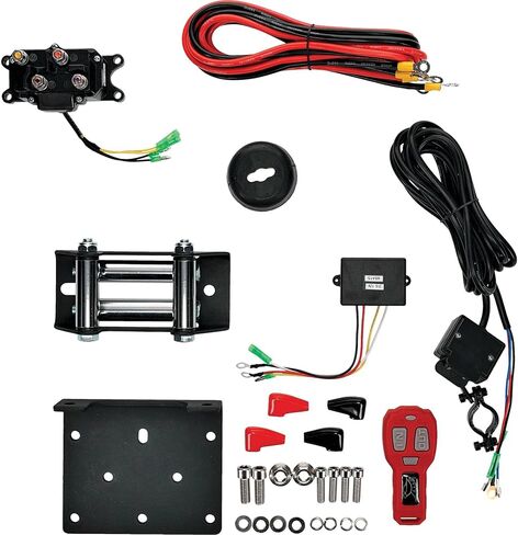 All Balls Racing 431-01023 3500 LB Expedition 4 Bolt Winch w/Wire Winch in Kuwait
