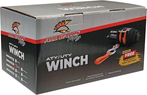 All Balls Racing 431-01023 3500 LB Expedition 4 Bolt Winch w/Wire Winch in Kuwait