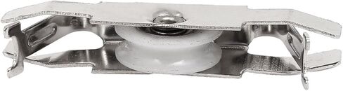uxcell Showcase Door Sliding Rollers Clamp Wheels Pulleys 2pcs for 8mm Thickness Glass in Kuwait