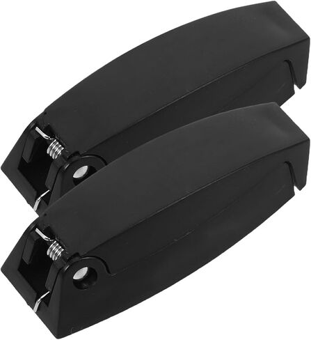 FOMIYES Boat Door Latch Hook and Rv Door Catch Latch Black Hidden Folding Marine Cabin Hook 2pcs Set Universal Trailer for Boating and Camping in Kuwait