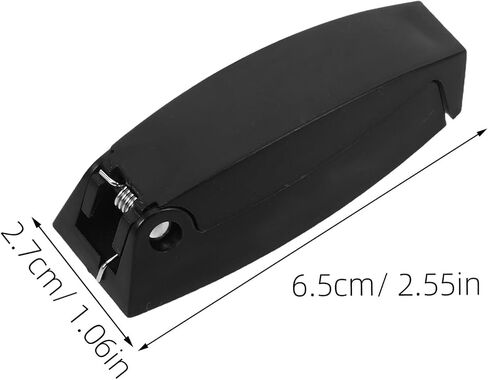FOMIYES Boat Door Latch Hook and Rv Door Catch Latch Black Hidden Folding Marine Cabin Hook 2pcs Set Universal Trailer for Boating and Camping in Kuwait