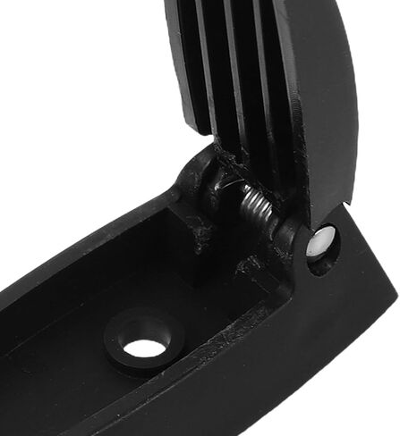 FOMIYES Boat Door Latch Hook and Rv Door Catch Latch Black Hidden Folding Marine Cabin Hook 2pcs Set Universal Trailer for Boating and Camping in Kuwait