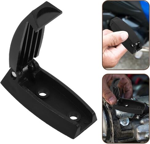 FOMIYES Boat Door Latch Hook and Rv Door Catch Latch Black Hidden Folding Marine Cabin Hook 2pcs Set Universal Trailer for Boating and Camping in Kuwait