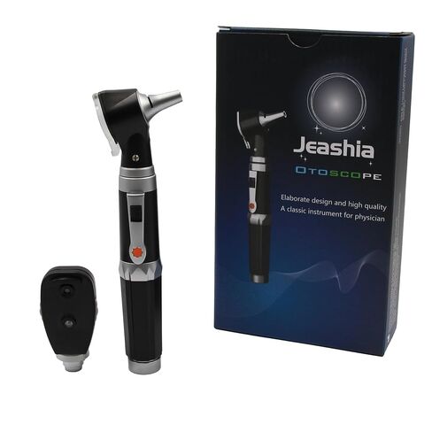 2-in-1 Otoscope & Oph Set - Perfect for Nursing, Medical Students & Doctors - Includes 4 Reusable Ear Speculums & Carry Case in Kuwait